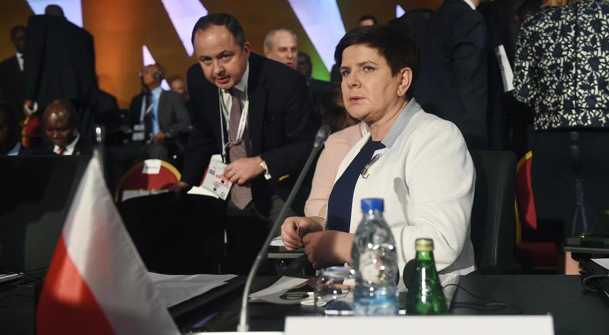 Szczytu UE-Unia Afrykańska. Beata Szydło spotkała się z premierami Etiopii i Algierii