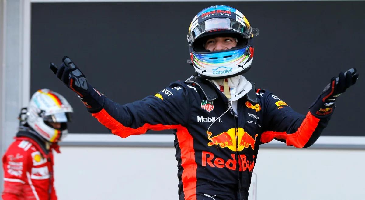 Formuła 1: Daniel Ricciardo najlepszy w Azerbejdżanie. Zaiskrzyło między Vettelem i Hamiltonem