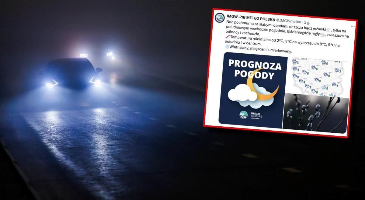 Pogoda. Śnieg, deszcz i mgły. Najnowsze prognozy