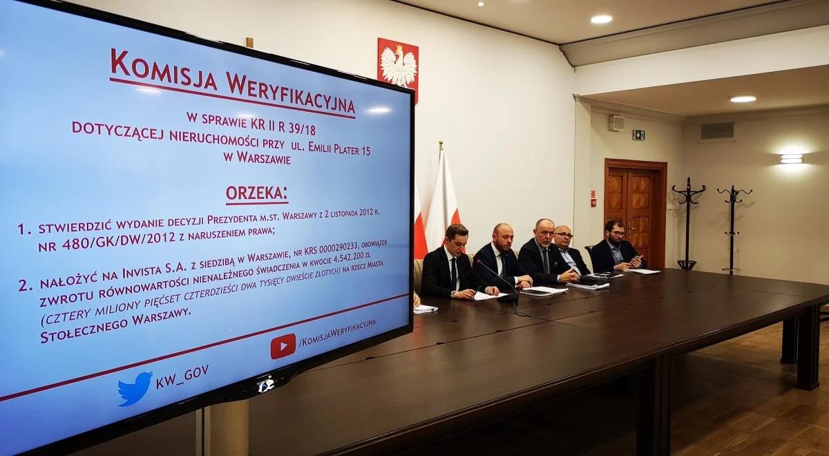 Komisja weryfikacyjna cofnęła decyzje reprywatyzacyjne władz Warszawy