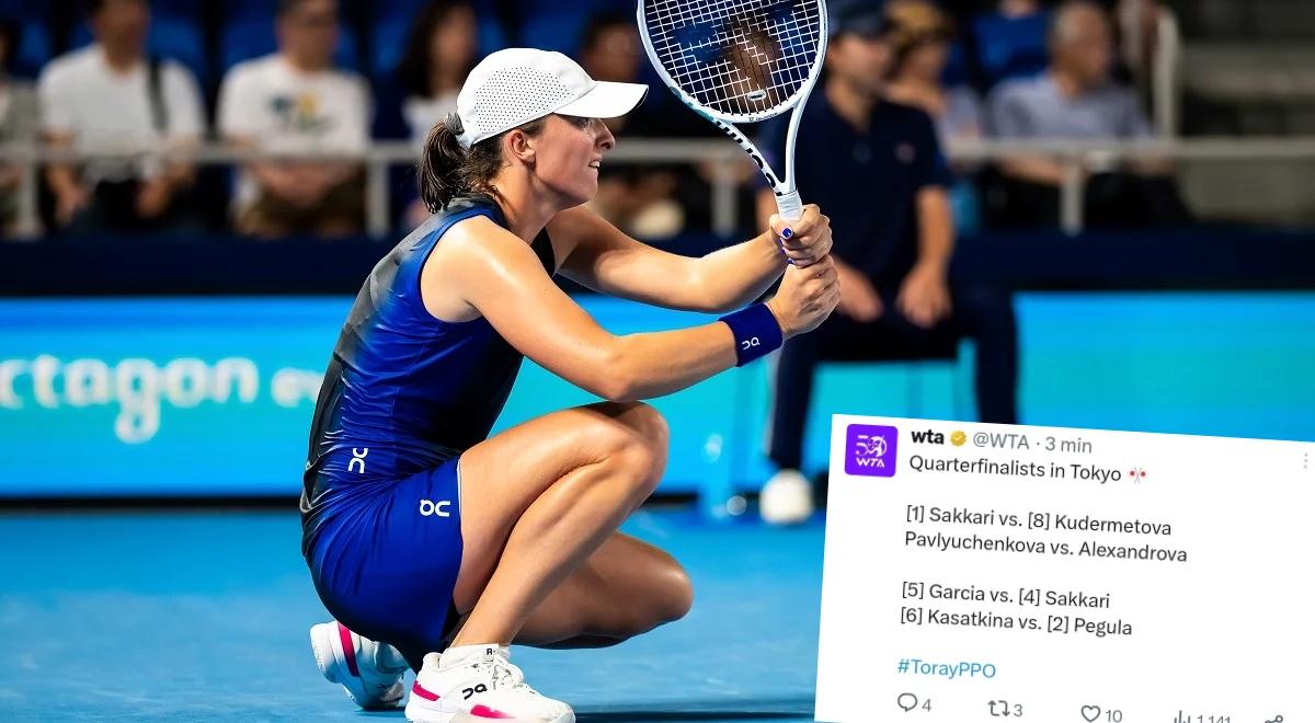 WTA Tokio: wpadka organizatorów turnieju. Iga Świątek pominięta