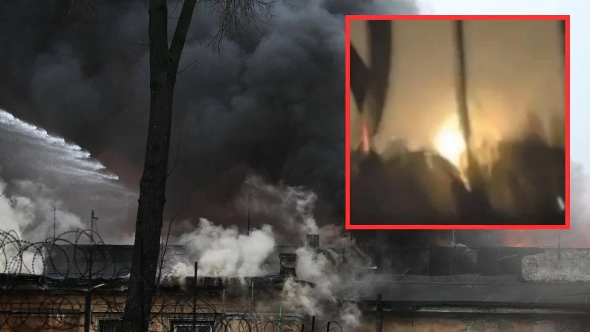 Ukraińskie drony w akcji. Cios w fabrykę niedaleko Moskwy