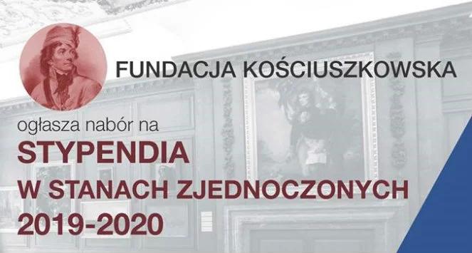 Stypendia naukowe w USA. Fundacja Kościuszkowska czeka na wnioski do końca października