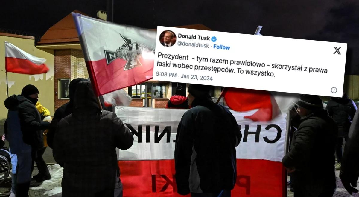 Prezydent ułaskawił Kamińskiego i Wąsika. Premier skomentował decyzję jednym zdaniem