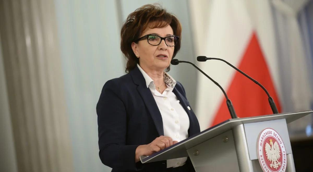 "Nic nadzwyczajnego". Elżbieta Witek o nagraniu rosyjskich youtuberów z prezydentem