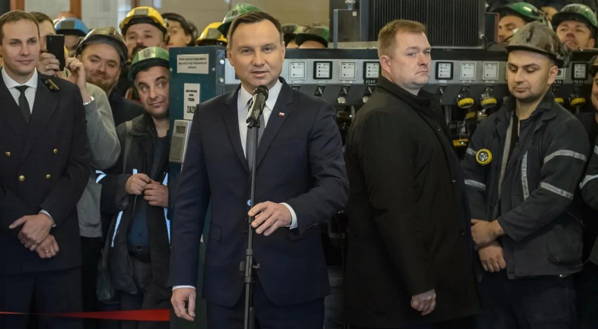 Prezydent: węgiel podstawowym surowcem energetycznym Polski