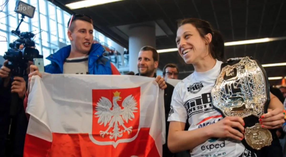 Mistrzowska Joanna Jędrzejczyk wróciła do kraju. "Czuję się wspaniale"