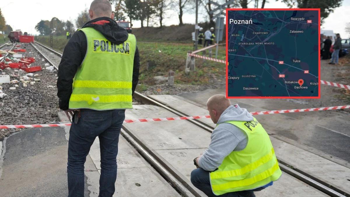 Dachowa. Samochód wjechał pod pociąg. Nie żyją cztery osoby