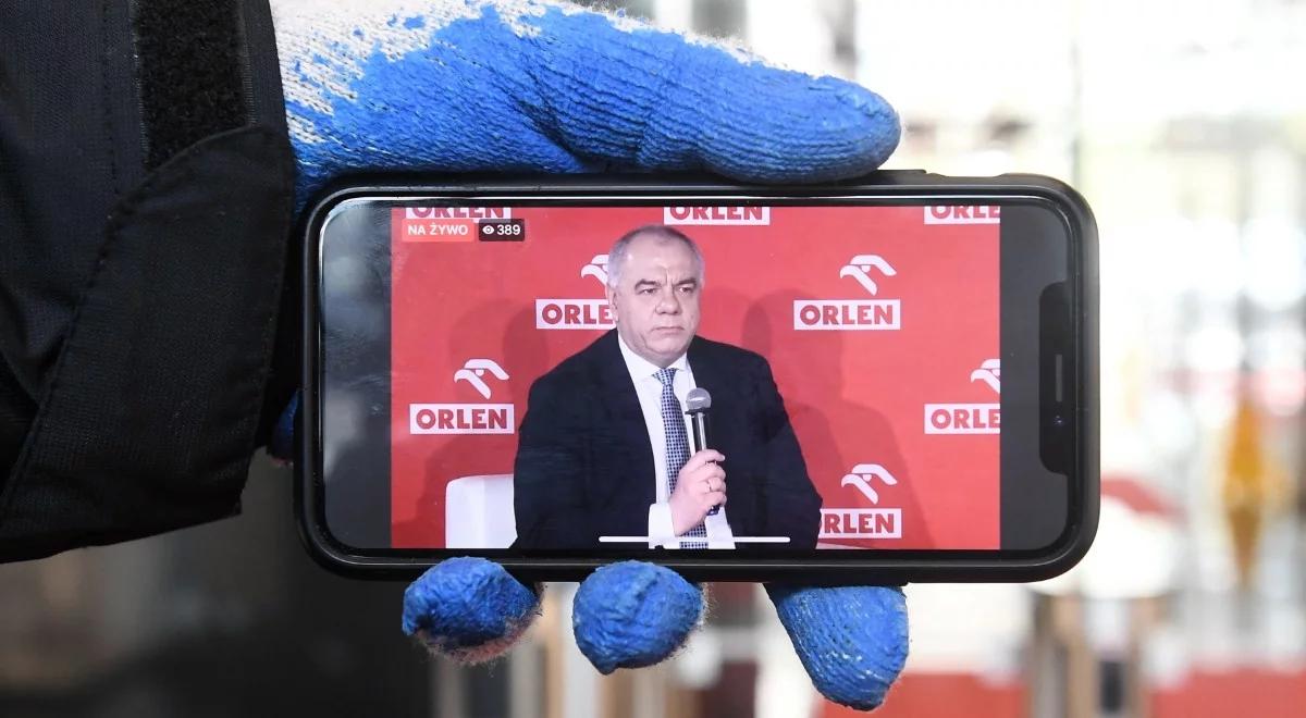 "To dobry interes dla państwa". Sasin o sprzedaży Energi Orlenowi