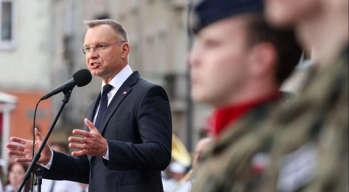 "Niech Europa się dołoży". Prezydent o ochronie granicy Polski