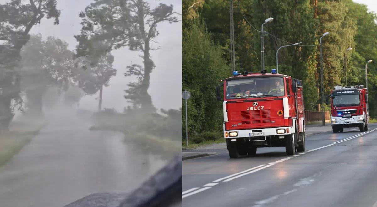 W niedzielę tysiące interwencji straży pożarnej w całej Polsce. W wyniku nawałnic dwie osoby zostały ranne