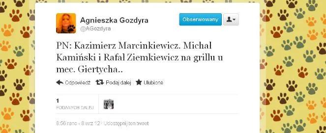 ”Polityczny grill u Giertycha” na Twitterze