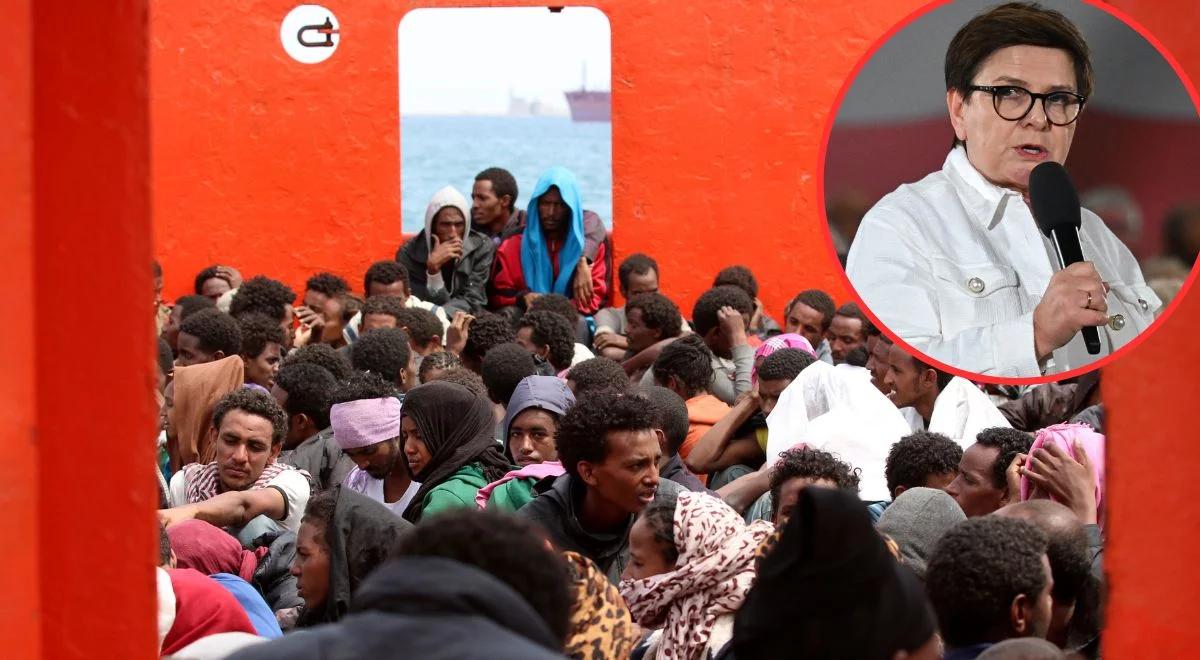 PO i PSL forsują pakt migracyjny. Szydło: mówią nam o praworządności, a sami ją bezczelnie łamią