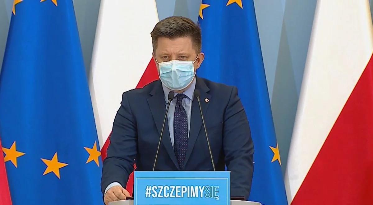 Szef KPRM: wszyscy pełnoletni Polacy mogą rejestrować się na szczepienie przeciw COVID-19