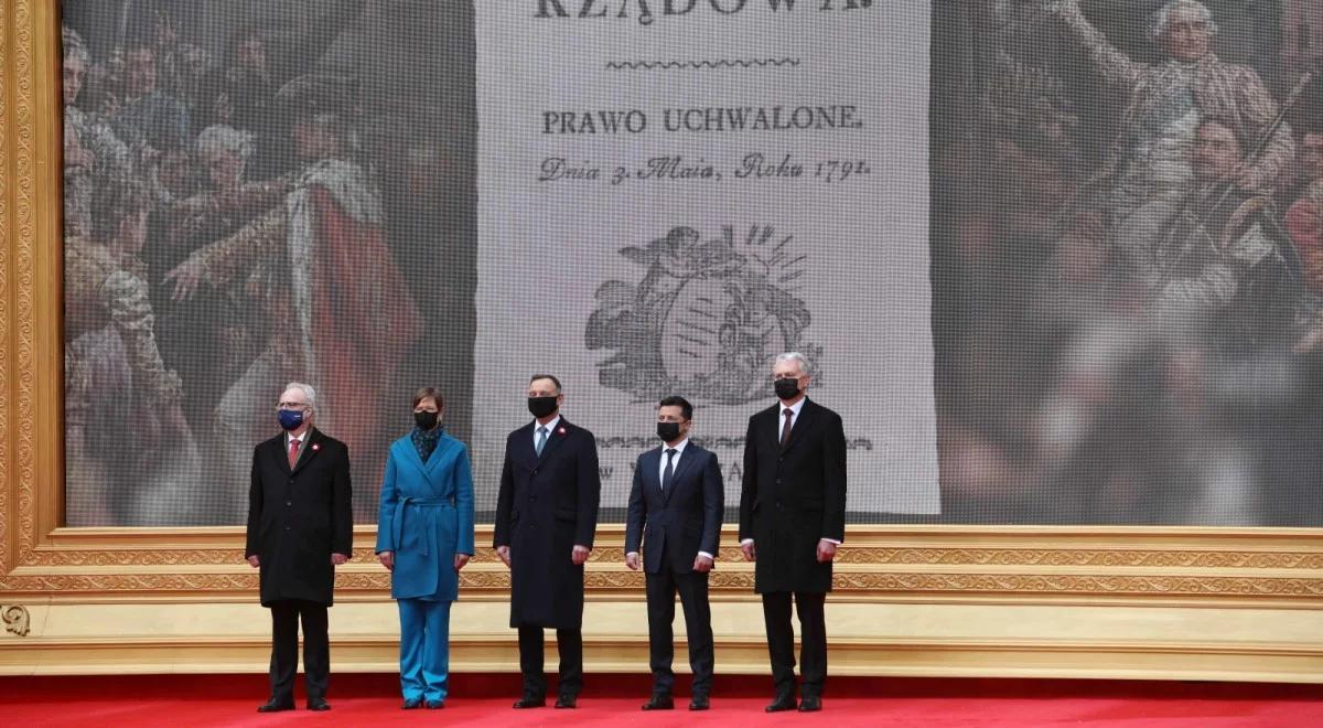 "Senny koszmar Kremla". Grzywaczewski o wspólnych obchodach 3 maja przywódców państw naszego regionu