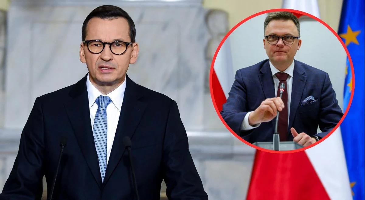 Mateusz Morawiecki chce się spotkać z Szymonem Hołownią, ponowił prośbę. "Mamy trzy sprawy do omówienia"