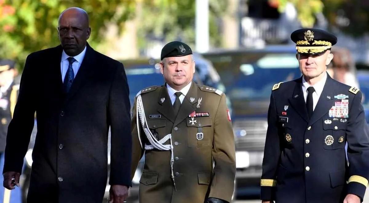 Szef Sztabu Generalnego w Stanach Zjednoczonych. Gen. Kukuła na spotkaniach w Pentagonie