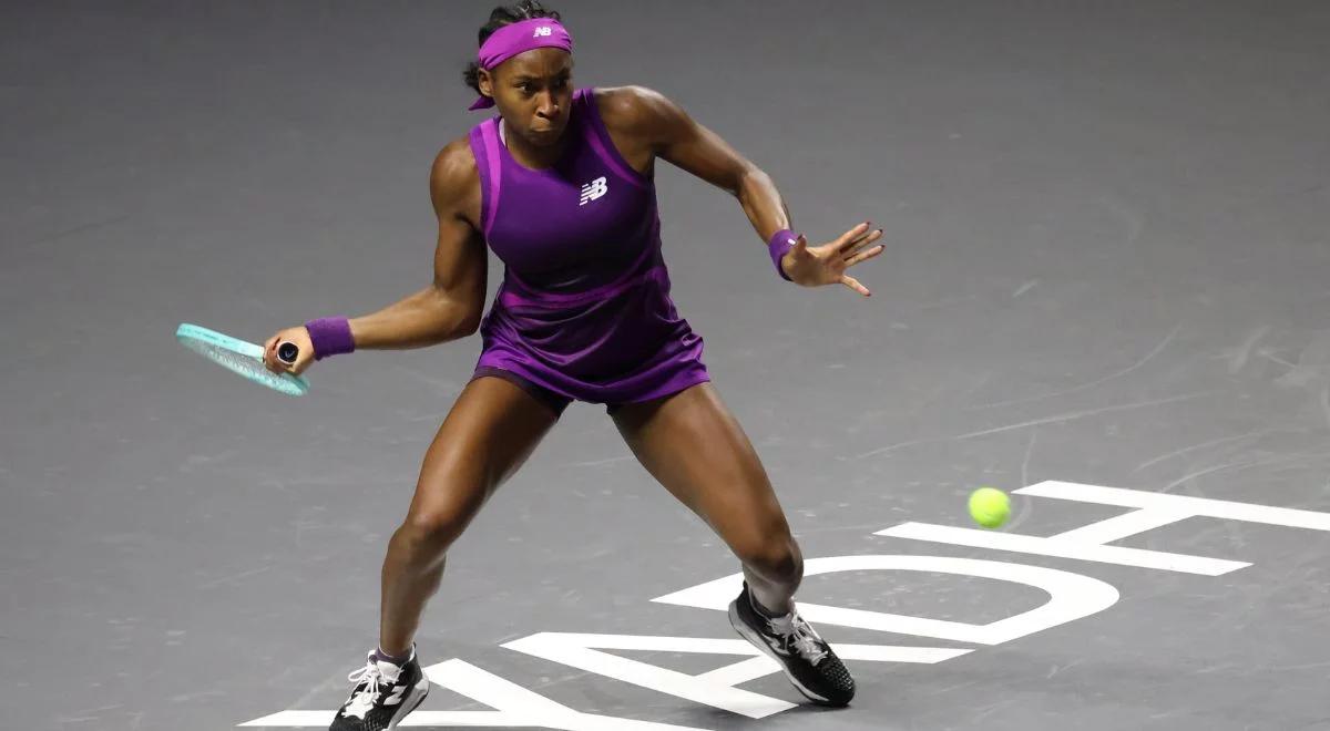 WTA Finals. Gauff nie zagrała dla Igi Świątek. Polka żegna się z turniejem 