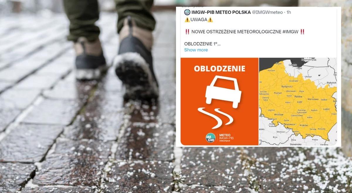 Gołoledź w całym kraju. Śliskie drogi i chodniki. IMGW wydał ostrzeżenia 
