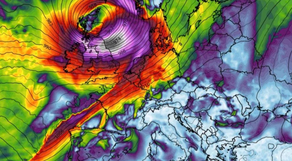 W Europę uderzy wichura znad Atlantyku. Podmuchy osiągną 200 km/godz.