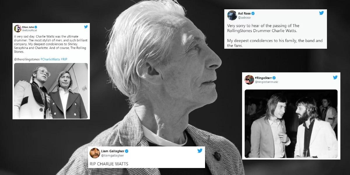 McCartney: fantastyczny perkusista, Kravitz: rytm Stonesów mówi sam za siebie. Artyści żegnają Charliego Wattsa