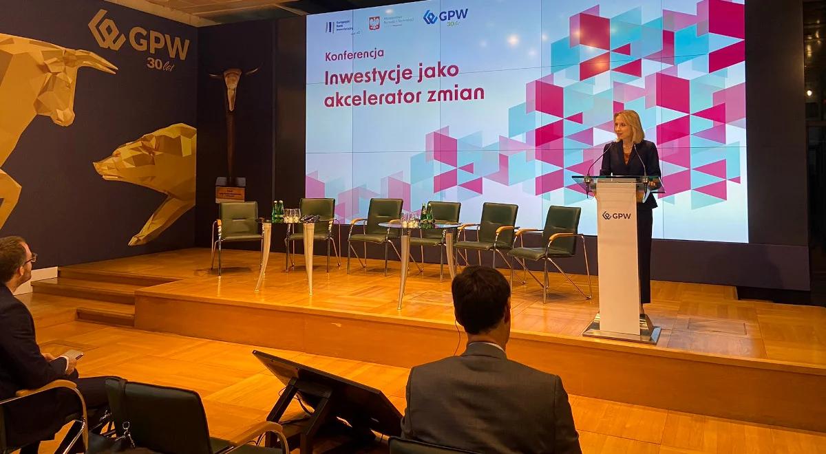 Finansowanie EBI wsparło 670 tys. miejsc pracy w Polsce. Czerwińska: rekordowa kwota 6,5 mld euro
