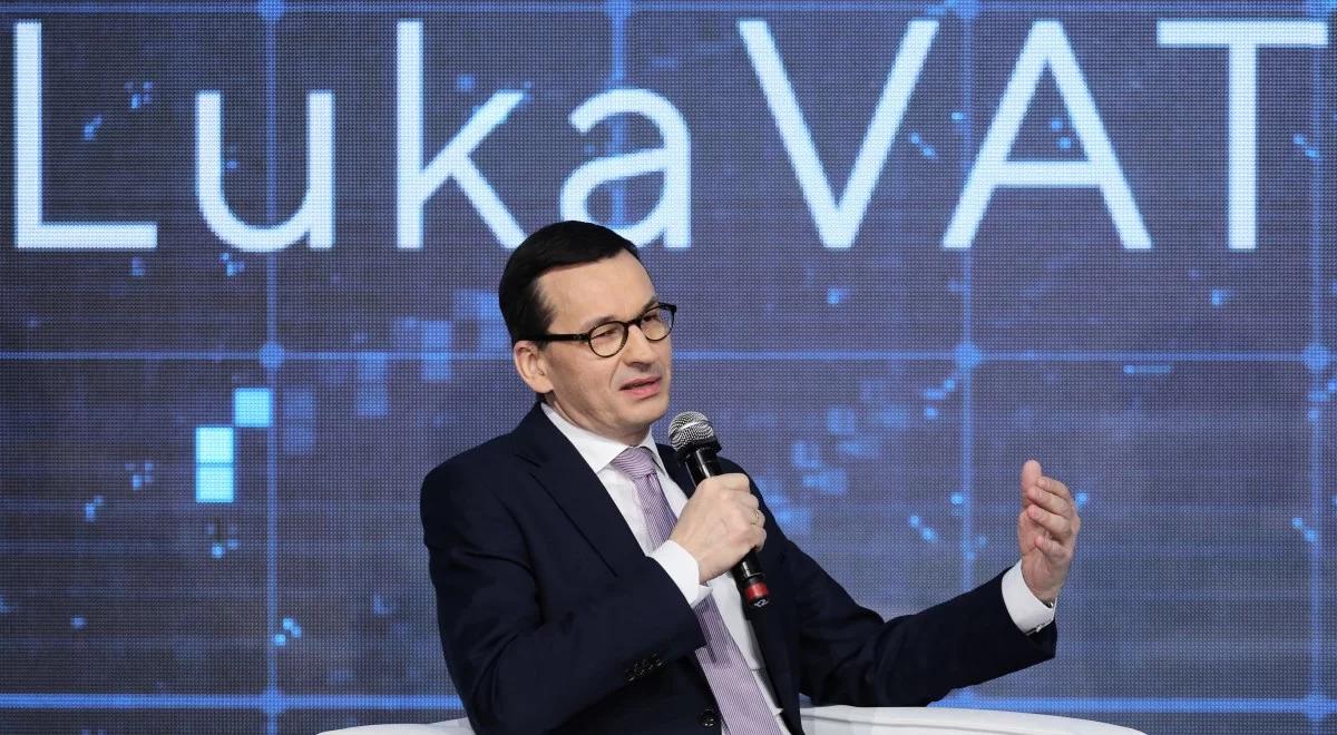 Premier: przyczyną polskiego cudu gospodarczego jest lepsza ściągalność podatków