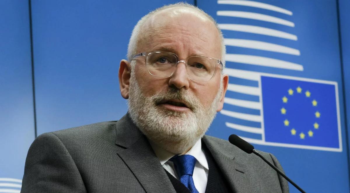 Frans Timmermans: za wcześnie, by mówić o porozumieniu z Polską ws. praworządności