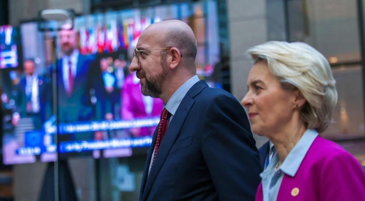 "Ważny sygnał dla Ukrainy, ale też dla Rosji". Charles Michel i Ursula von der Leyen o szczycie UE