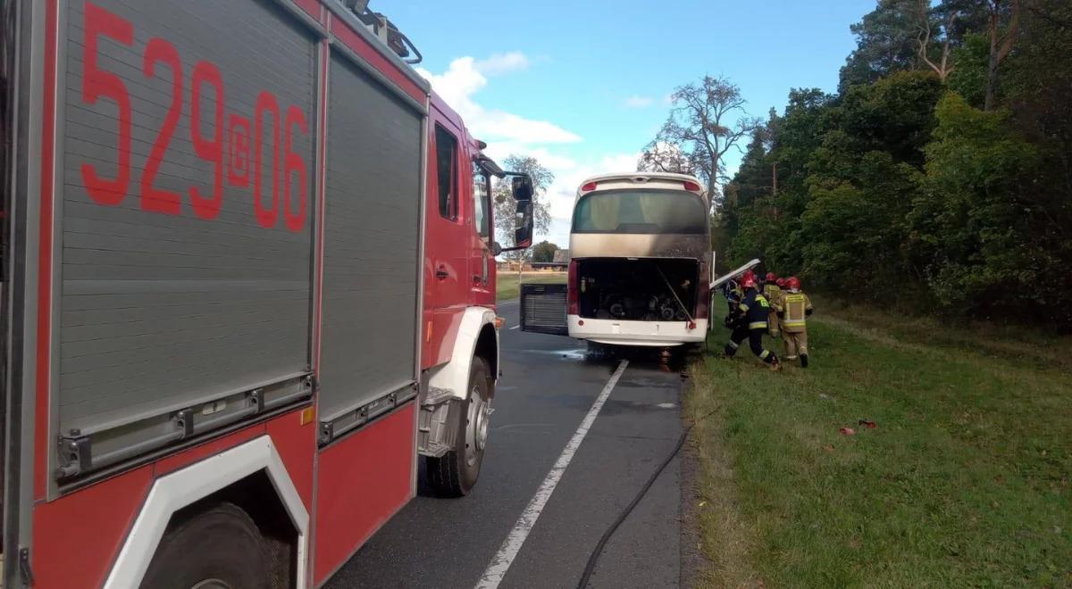 Autobus stanął w płomieniach. W środku 35 pasażerów