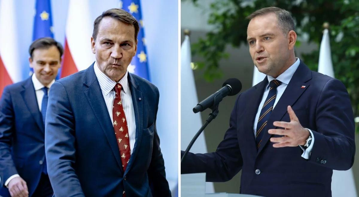 Sikorski radzi Nawrockiemu. "Sprawdziłbym, który z doradców był takim durniem"