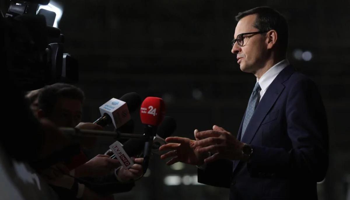 Premier Morawiecki w Brukseli: Rosja prowadzi wojnę ekonomiczną z Europą