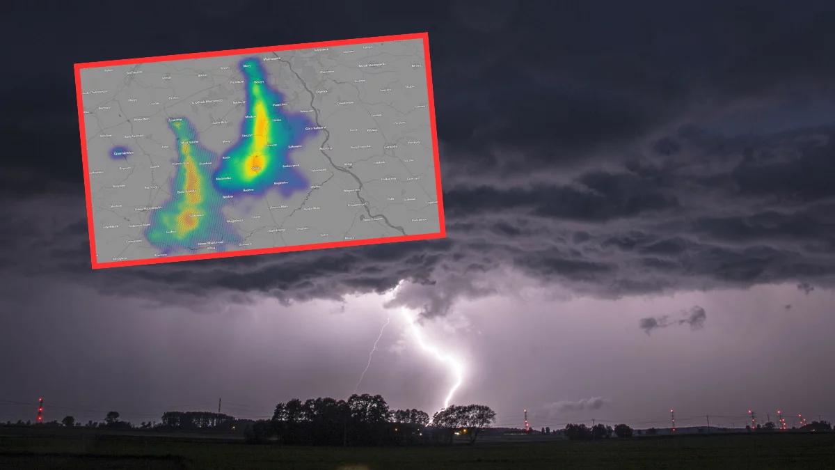 Potężne uderzenie w nocy. IMGW ostrzega: pofalowany front nad Polską