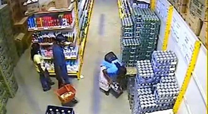 Ukradła paletę piwa. Ukryła ją pod spódnicą