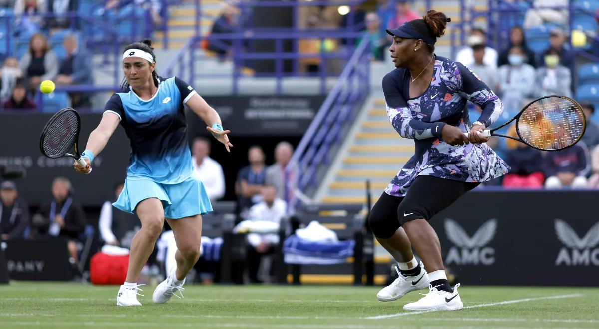 WTA Eastbourne: legenda wróciła na kort. Serena Williams zwycięska w deblu 