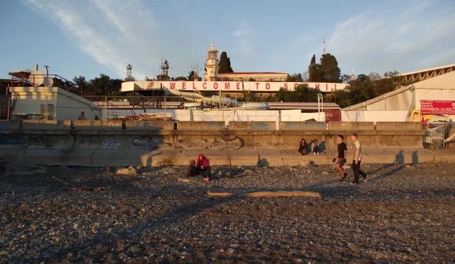 Soczi 2014: przez zimowe igrzyska znikają... plaże