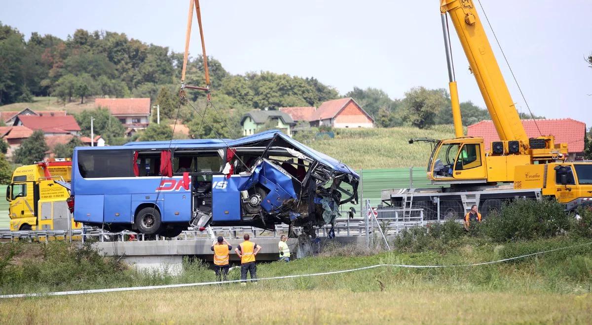 Chorwacka policja: wśród ofiar śmiertelnych jest kierowca autokaru