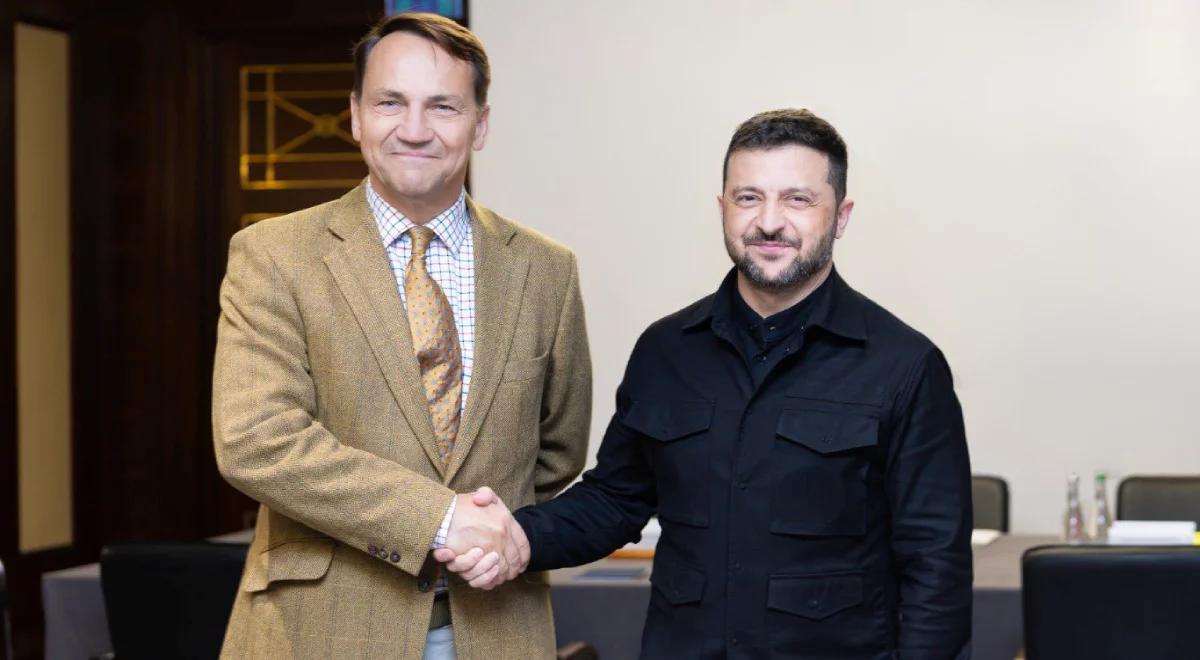 Sikorski z wizytą w Kijowie. Rozmawiał o dronach z Zełenskim