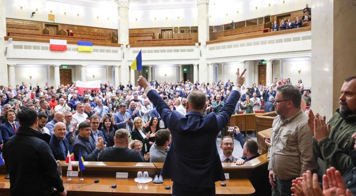 Światowe media o wizycie Andrzeja Dudy w Kijowie. "Polska stanęła po stronie Ukrainy"