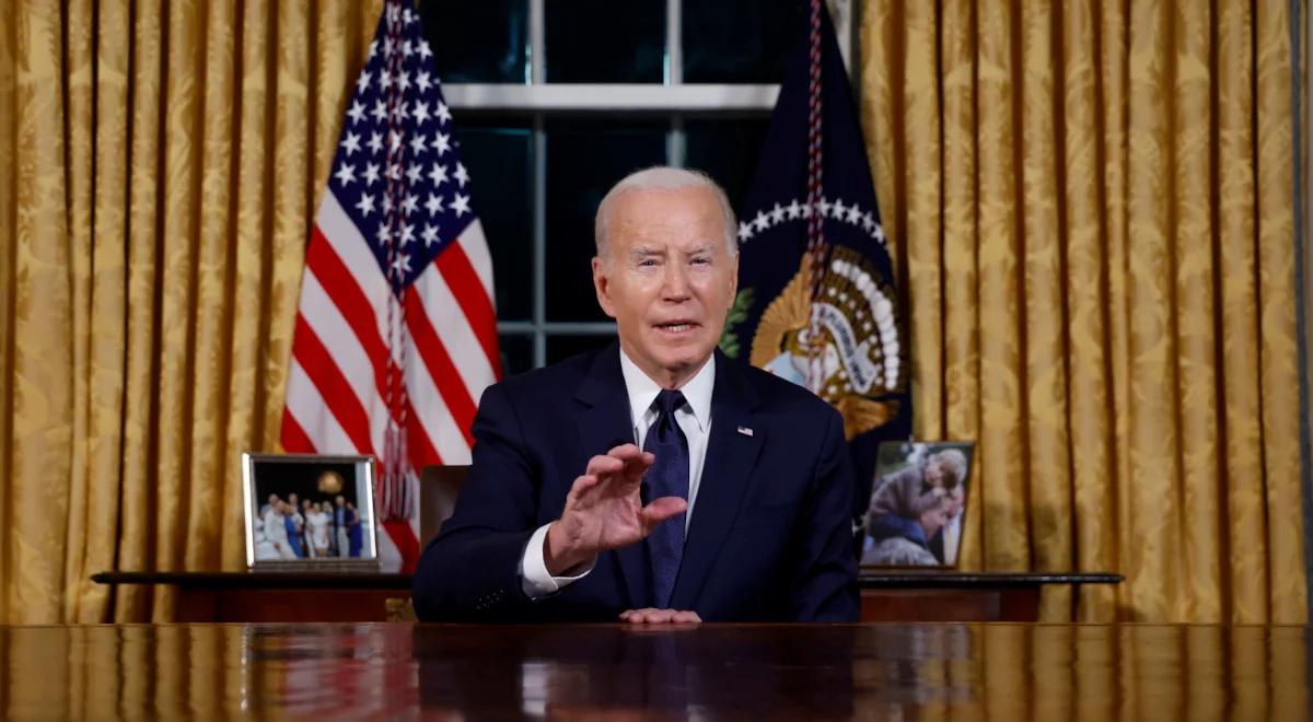 Biden: Putin i Hamas chcą unicestwić sąsiadujące ze sobą demokracje