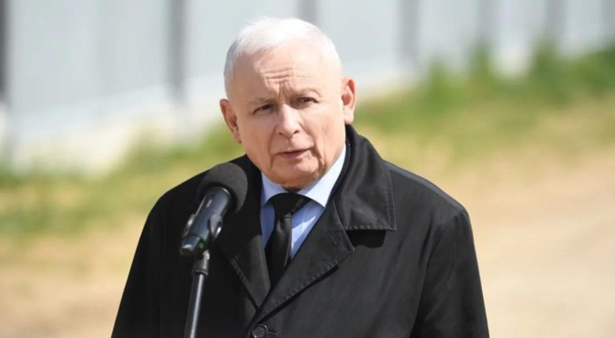 Jarosław Kaczyński: ogrodzenie na granicy zatrzymało ofensywę Łukaszenki i Putina przeciwko Polsce