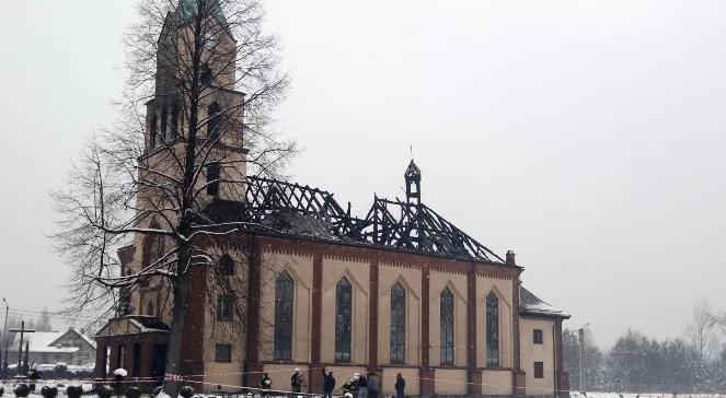 Pożar kościoła św. Jana Chrzciciela w Orzeszu