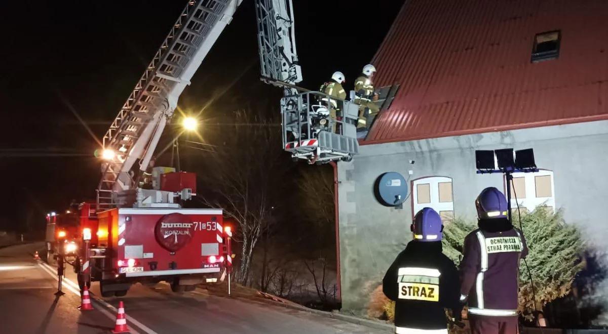 Skutki silnego wiatru. To była pracowita sobota dla strażaków