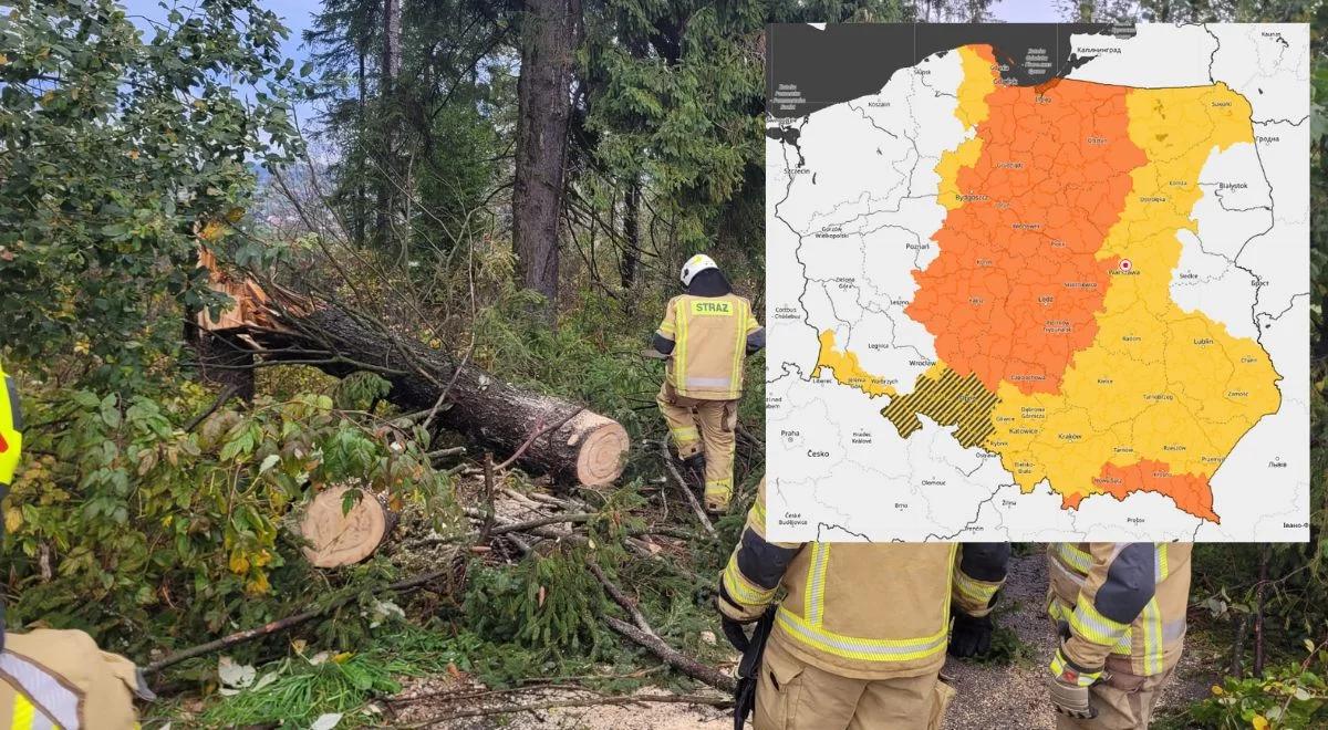 Uwaga! Silny wiatr i ulewne deszcze. Alerty IMGW dla większości województw