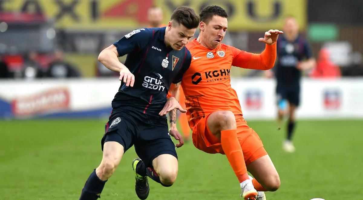 Ekstraklasa: Pogoń Szczecin - KGHM Zagłębie Lubin. "Miedziowi" popsuli pożegnanie stadionu. "Ostatnia niedziela" zakończona porażką "Portowców"