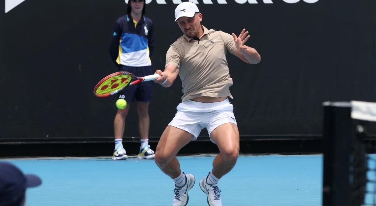 Jan Zieliński w poniedziałek dwa razy odpadł z Australian Open. To nie był dzień Polaka 