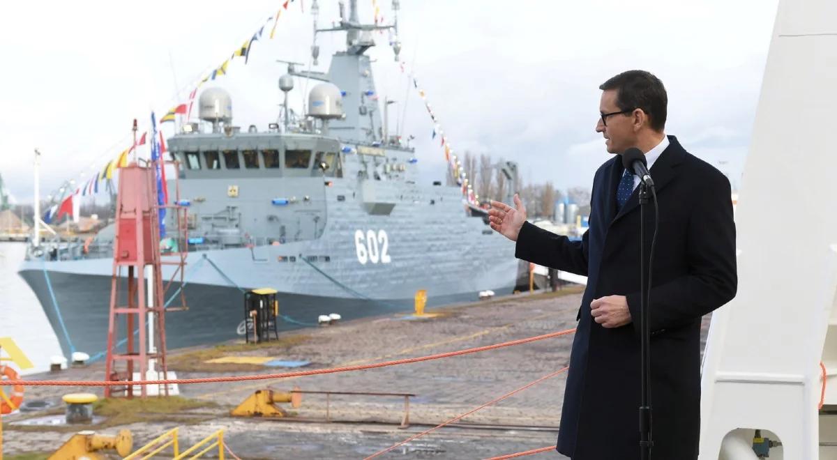 Premier docenia znaczenie przemysłu stoczniowego. "Stoimy przed wielką szansą"