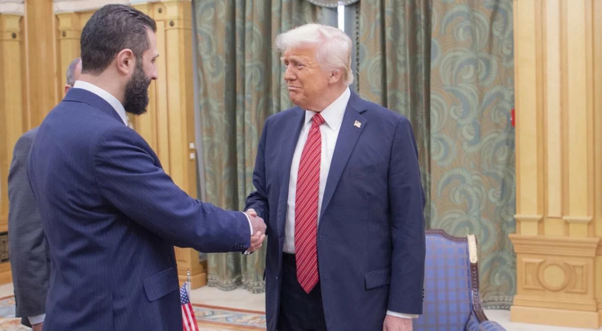 Trump spotkał się z przywódcą Syrii. To były członek Al-Kaidy