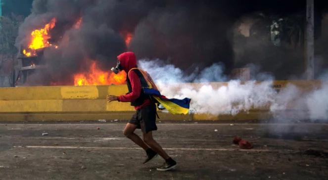 Gwałtowne manifestacje w Wenezueli. Tysiące osób na ulicach Caracas