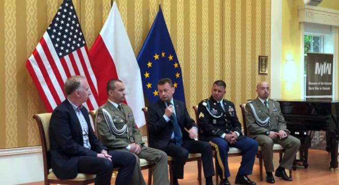 USA: Mariusz Błaszczak spotkał się z weteranami wojny w Afganistanie